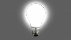 Stock image of the light bulb